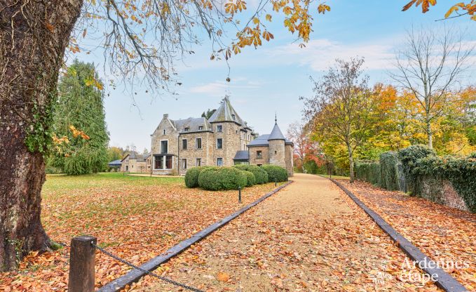 Château convivial à Gouvy : idéal pour 32 personnes avec 16 chambres dans l'Ardenne