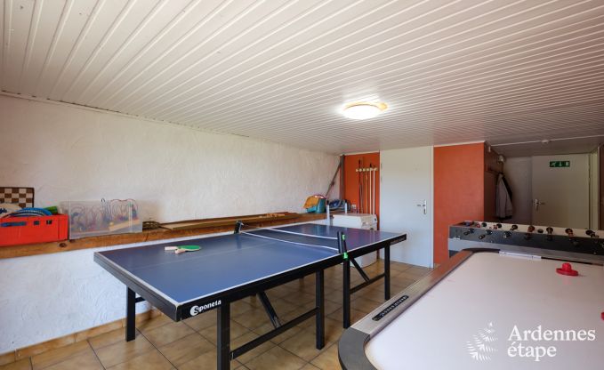 Maison de vacances avec salle de jeux et jardin priv  Gouvy, Ardenne