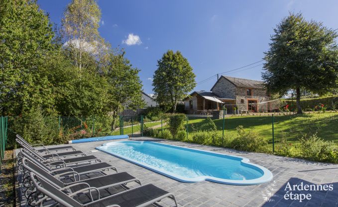 Maison de vacances avec piscine pour un séjour en famille à Gouvy