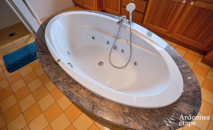 Grande maison de vacances en deux btiments  Han-sur-Lesse pour 13 personnes avec piscine intrieure