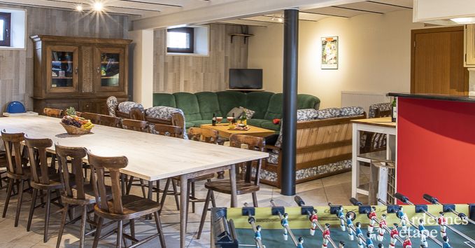 Maison de vacances � Herbeumont pour 15 personnes en Ardenne