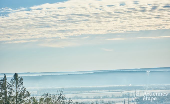 Maison de vacances cosy  Houyet : calme absolu pour 4 personnes avec vue sur l'Ardenne