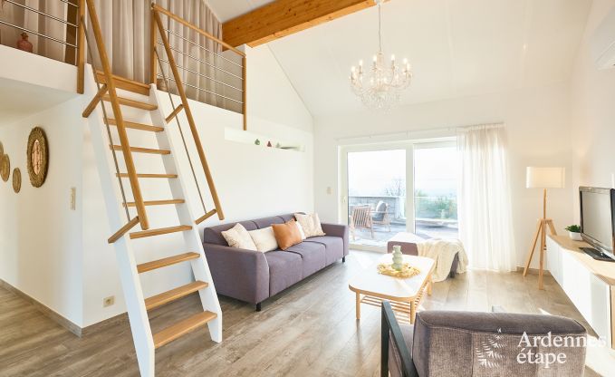 Maison de vacances cosy  Houyet : calme absolu pour 4 personnes avec vue sur l'Ardenne