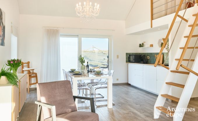 Maison de vacances cosy  Houyet : calme absolu pour 4 personnes avec vue sur l'Ardenne