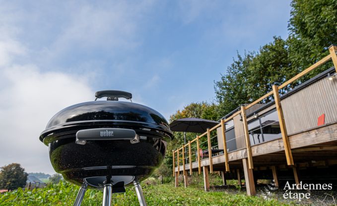 Charmante tiny house pour 4 personnes  Lglise avec kitchenette, poele  pellets et jardin priv