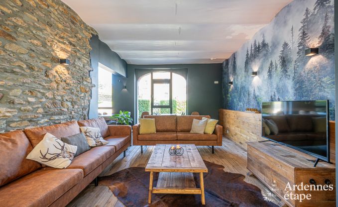 Grande maison de vacances à Libin pour 15 personnes avec salles de bains privées et cuisine professionnelle