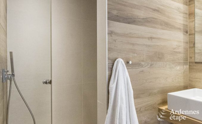 Maison de vacances pour 15 personnes � Libramont avec piscine int�rieure, sauna et jardin priv� au bord de l'eau