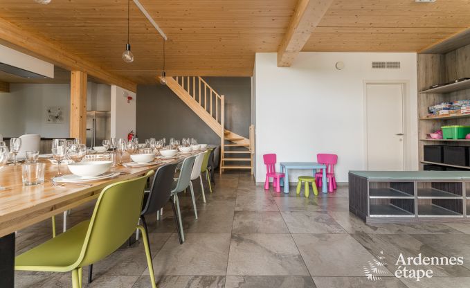 Magnifique maison de vacances conviviale pour 15 personnes à Lierneux