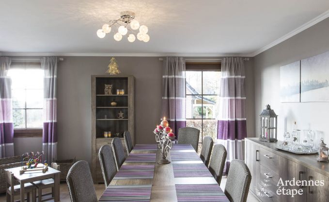 Maison de vacances full quipe sur les hauteurs de Malmedy pour 6/8 personnes en Ardenne