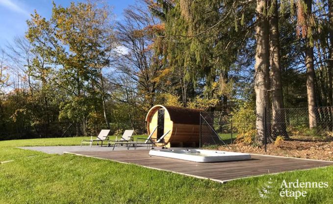Maison de vacances contemporaine 4* en bordure de forêt pour 14 personnes, à louer en Ardenne (Malmedy)