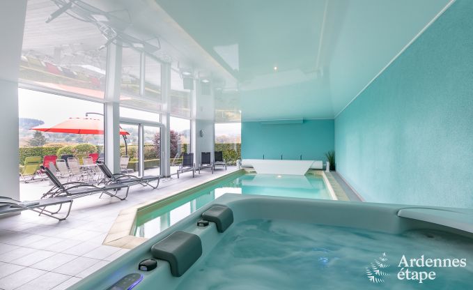Villa de luxe avec piscine et wellness pour 9 personnes à Malmedy