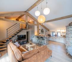 Maison de vacances familiale et moderne Oster pour 4 personnes avec terrasse privée et jardin