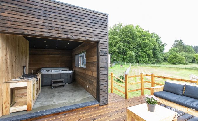 Maison de vacances contemporaine à louer en Ardenne, pour 4/5 personnes
