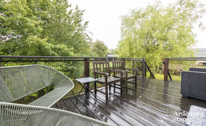 Maison de vacances � Manhay pour 9 personnes en Ardenne