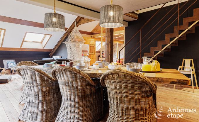 Maison de vacances � Manhay pour 9 personnes en Ardenne