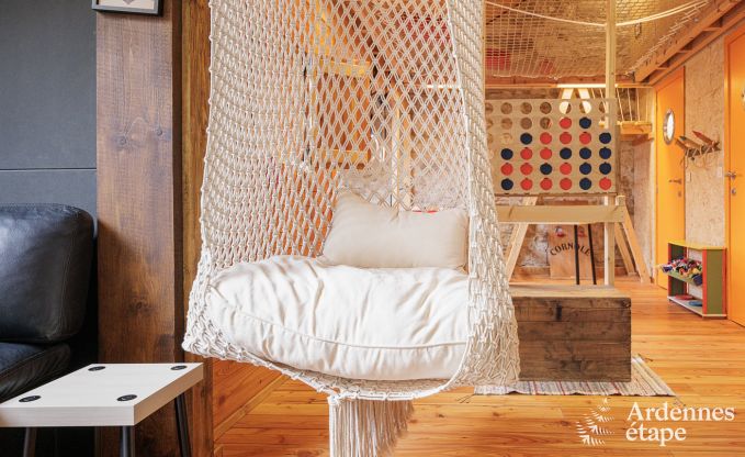 Maison de vacances � Manhay pour 9 personnes en Ardenne