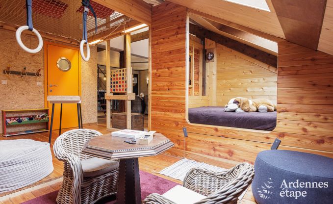Maison de vacances � Manhay pour 9 personnes en Ardenne