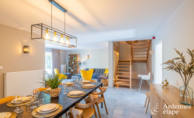 Maison de vacances accessible en fauteuil roulant  Martelange pour 9 personnes avec jardin priv