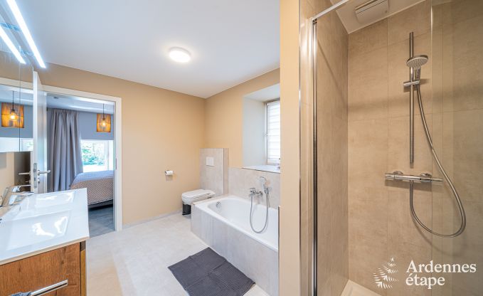 Maison de vacances accessible en fauteuil roulant  Martelange pour 9 personnes avec jardin priv