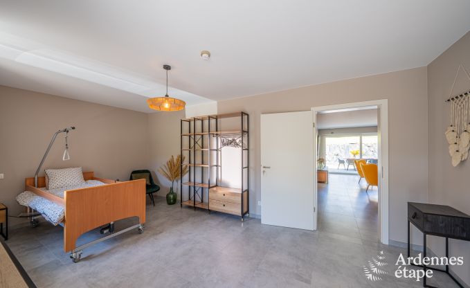 Maison de vacances accessible en fauteuil roulant  Martelange pour 9 personnes avec jardin priv