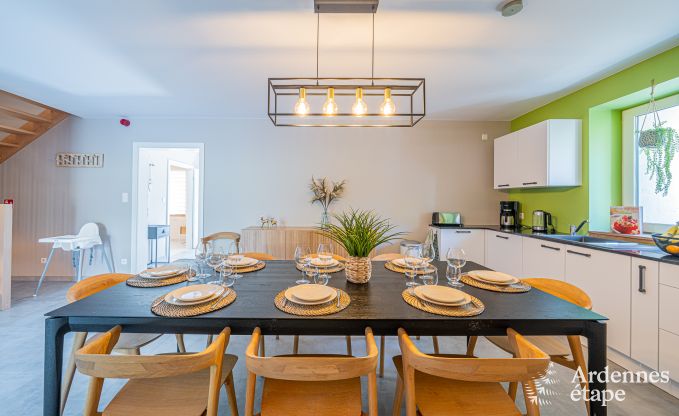 Maison de vacances accessible en fauteuil roulant  Martelange pour 9 personnes avec jardin priv