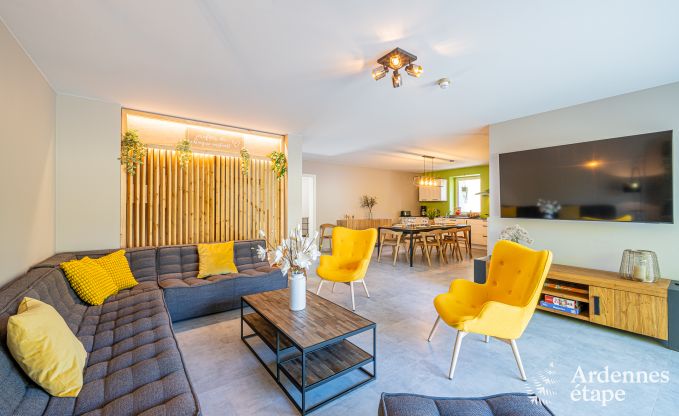 Maison de vacances accessible en fauteuil roulant  Martelange pour 9 personnes avec jardin priv