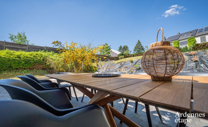 Maison de vacances accessible en fauteuil roulant  Martelange pour 9 personnes avec jardin priv