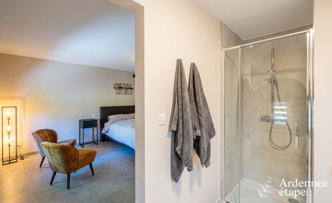 Maison de vacances accessible en fauteuil roulant  Martelange pour 9 personnes avec jardin priv