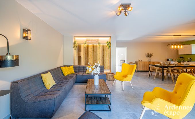 Maison de vacances accessible en fauteuil roulant  Martelange pour 9 personnes avec jardin priv