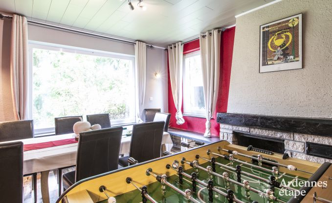Escapade en pleine nature en Ardenne : Villa spacieuse  Houffalize (Nadrin) pour 18 personnes avec nombreux quipements et services, animaux bienvenus