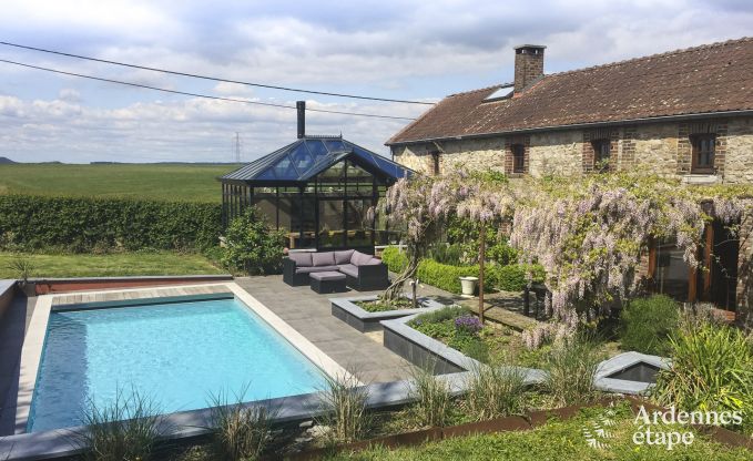 Maison de vacances pour 9 personnes avec piscine près de Namur