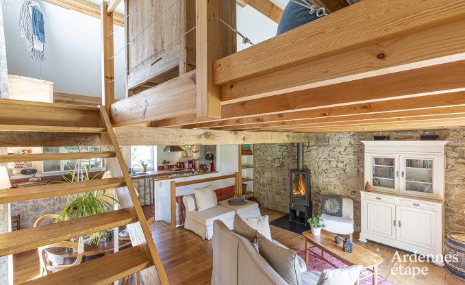 Maison de vacances avec tennis � Onhaye pour 2/3 personnes en Ardenne