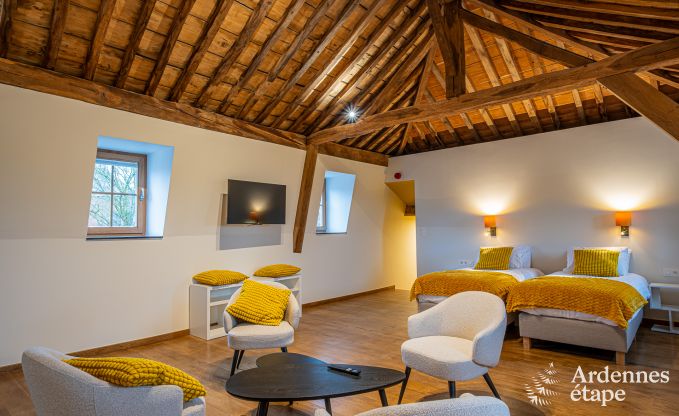 Chteau de luxe pour 30 personnes  Ouffet avec 14 chambres, 12 salles de bains, piscine intrieure, sauna et jardin priv