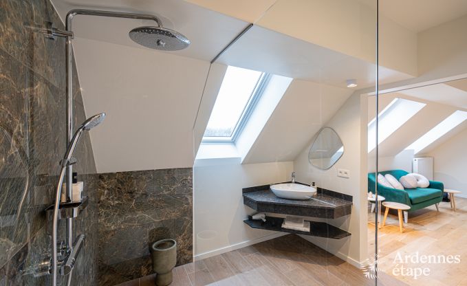 Ch�teau de luxe pour 30 personnes � Ouffet avec 14 chambres, 12 salles de bains, piscine int�rieure, sauna et jardin priv�