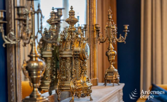 Ch�teau de luxe pour 30 personnes � Ouffet avec 14 chambres, 12 salles de bains, piscine int�rieure, sauna et jardin priv�