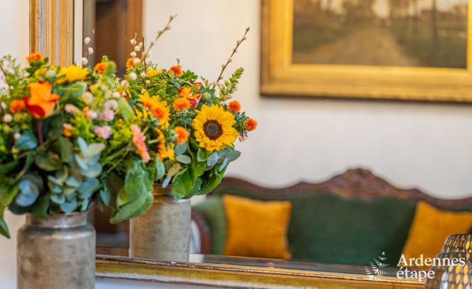 Ch�teau de luxe pour 30 personnes � Ouffet avec 14 chambres, 12 salles de bains, piscine int�rieure, sauna et jardin priv�