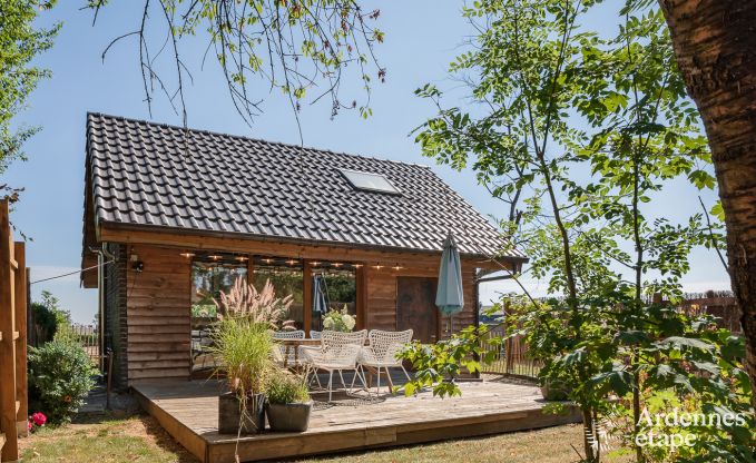 Chalet pour 2 p. avec terrasse et jardin à louer en Ardenne