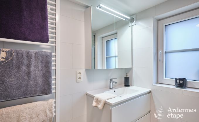 Chalet confortable  Porcheresse avec piscine chauffe et espace pour 4 personnes en Ardenne