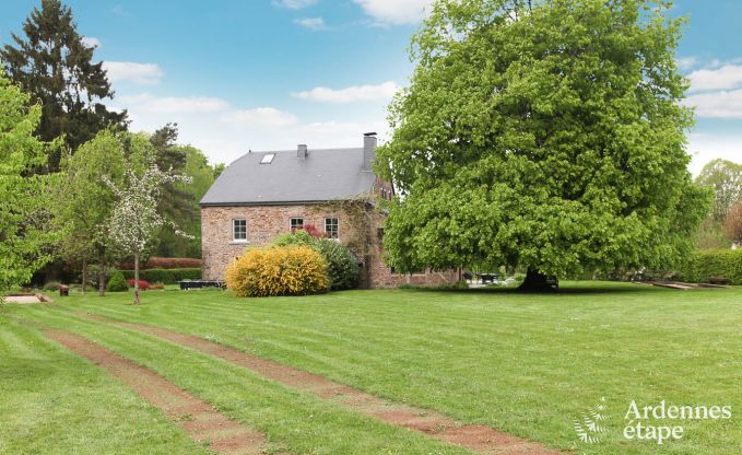 Maison de vacances typique des Ardennes avec grand jardin à louer à Redu
