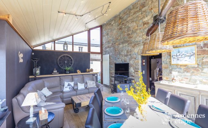 Villa haut de gamme  Redu, Ardenne, 9 personnes, piscine extrieure, sauna, hammam, jacuzzi intrieur et extrieur, jardin priv, quipements complets