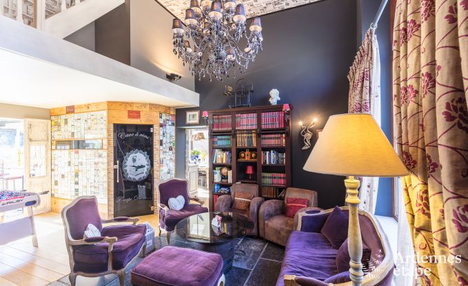 Villa haut de gamme  Redu, Ardenne, 9 personnes, piscine extrieure, sauna, hammam, jacuzzi intrieur et extrieur, jardin priv, quipements complets