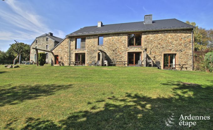 Maison de vacances  Sainte-Ode : havre de paix pour 8 personnes avec terrasse et jardin en Ardenne