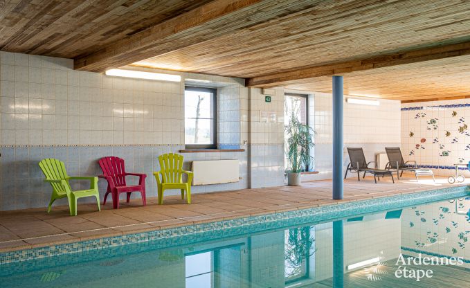 Maison de vacances familiale confortable avec piscine  Sainte-Ode, Ardenne