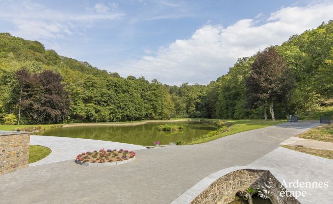 Gîte avec étang de pêche, à louer pour 6/7 personnes en Ardenne