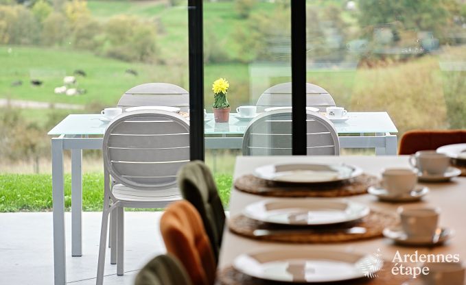 Villa ultramoderne  Somme-Leuze pour 12 personnes avec piscine intrieure, sauna et jardin priv