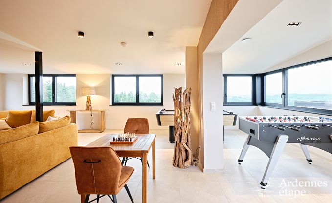 Villa ultramoderne  Somme-Leuze pour 12 personnes avec piscine intrieure, sauna et jardin priv