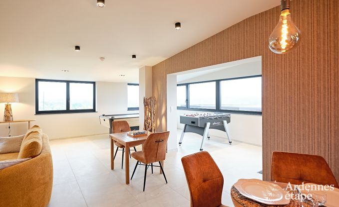 Villa ultramoderne  Somme-Leuze pour 12 personnes avec piscine intrieure, sauna et jardin priv