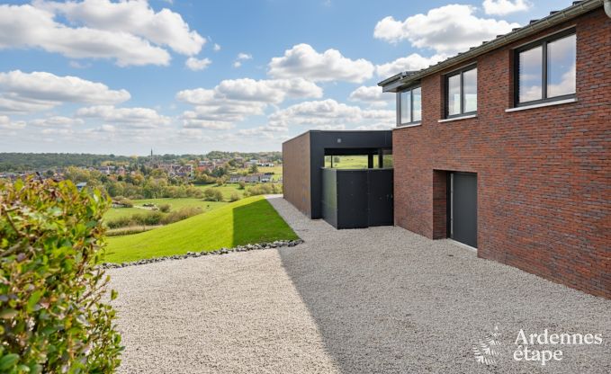 Villa ultramoderne  Somme-Leuze pour 12 personnes avec piscine intrieure, sauna et jardin priv