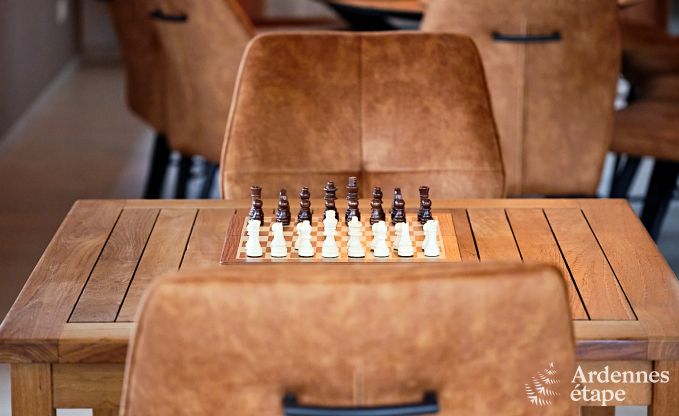 Villa ultramoderne  Somme-Leuze pour 12 personnes avec piscine intrieure, sauna et jardin priv