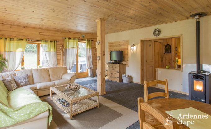 Chalet � Spa (Nivez�) pour 9 personnes en Ardenne